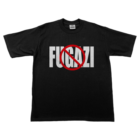 T-SHIRT "NO FUGAZI" - NOIR